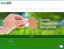 Tablet Screenshot of greenatticinsulation.com